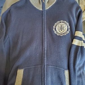 Men's Tommy Hilfiger Varsity style zipped sweater